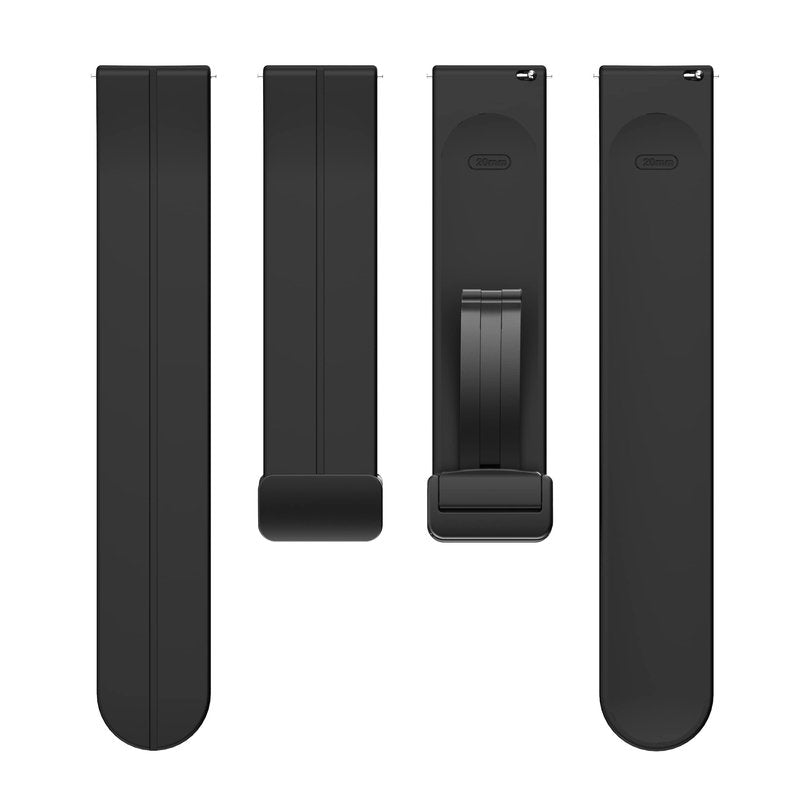 Lamshaw Compatible with Cubitt Viva Pro Smart Watch Band, Soft Silicone Sport Wristband Replacement Straps Compatible for Cubitt Viva Pro, Viva, Aura Pro, Aura Smart Watch (Black, 22mm size band)