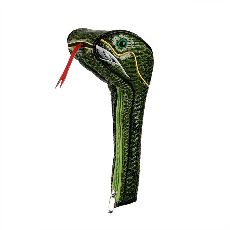 Sahara Green Snake Driver Headcover for Golf Clubs