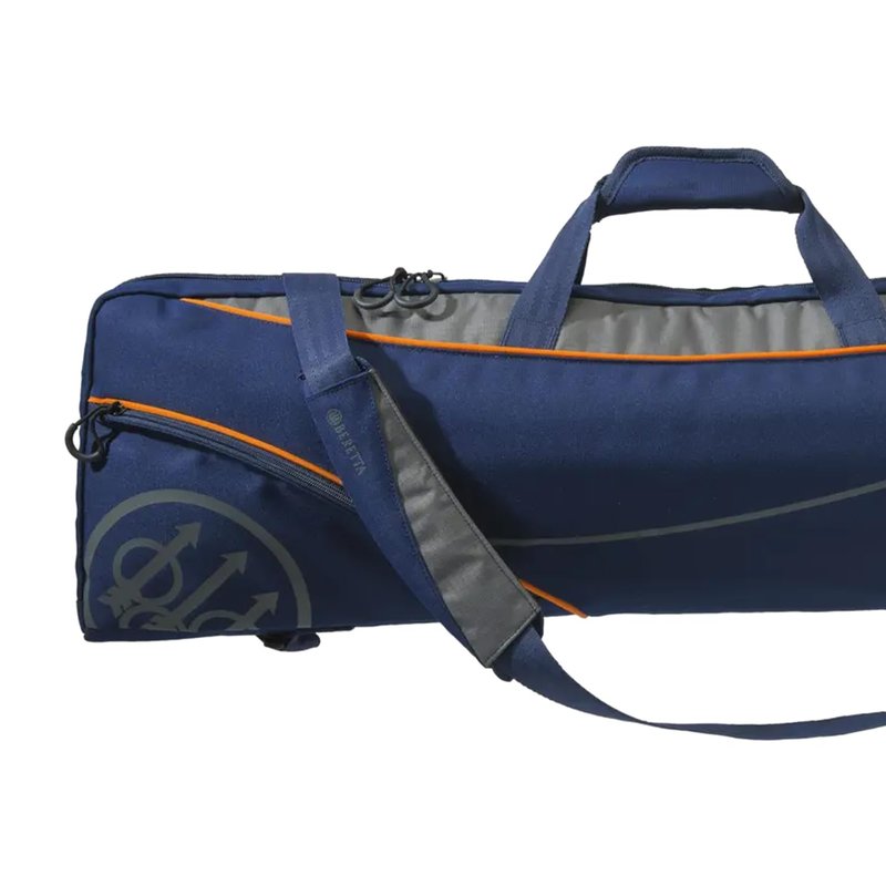 Beretta Uniform Pro EVO Take Down Sports Competition Clay Shooting Outdoor Adjustable Shoulder Strap Soft Rifle Case, Blue