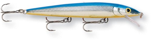 Rapala Husky Jerk 10 Fishing Lures (Silver Blue, Size- 4)