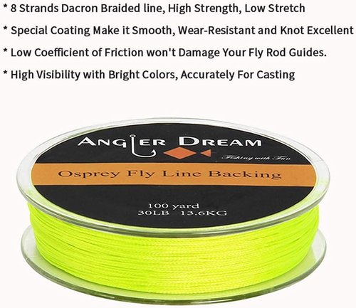 AnglerDream WF Fly Fishing Line Kit - Versatile 1-9WT with Leader & Braided Backing for All Anglers