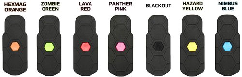 Evike Airsoft - Hexmag Airsoft 120rds Polymer Mid-Cap Mag for M4-Style Series Airsoft AEGs (Color: Black/Pack of 5)