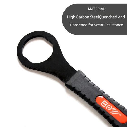 Chainrise 36mm Bottom Bracket Wrench Tool for Bike, Box End Tool for Vintage Bike Bottom Bracket Cup Removal, Heat-Treated Steel with Non-Slip Grip
