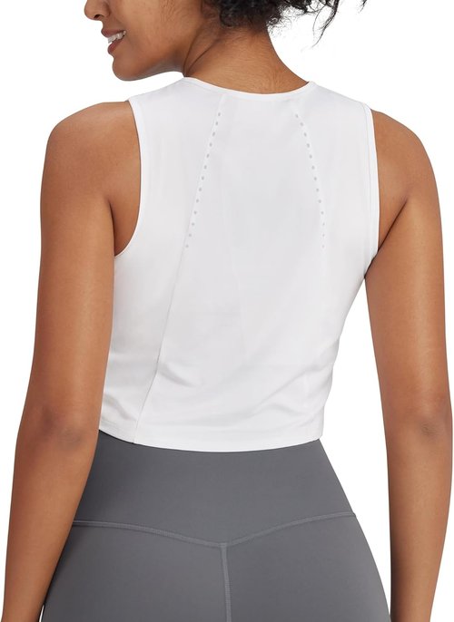 G4Free Lightweight Workout Tank Top - Fast-Dry Athletic Crop Top for Women | Sleeveless Running Shirt