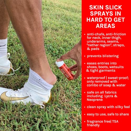 Anti-Chafe Continuous Spray Skin Lubricant - Blister Protection