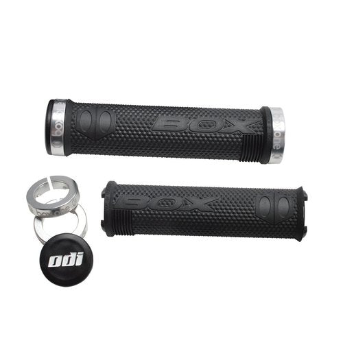 Box Components One Grip Black/Silver clamp, One Size (BX-HG17BKHEX-SL)