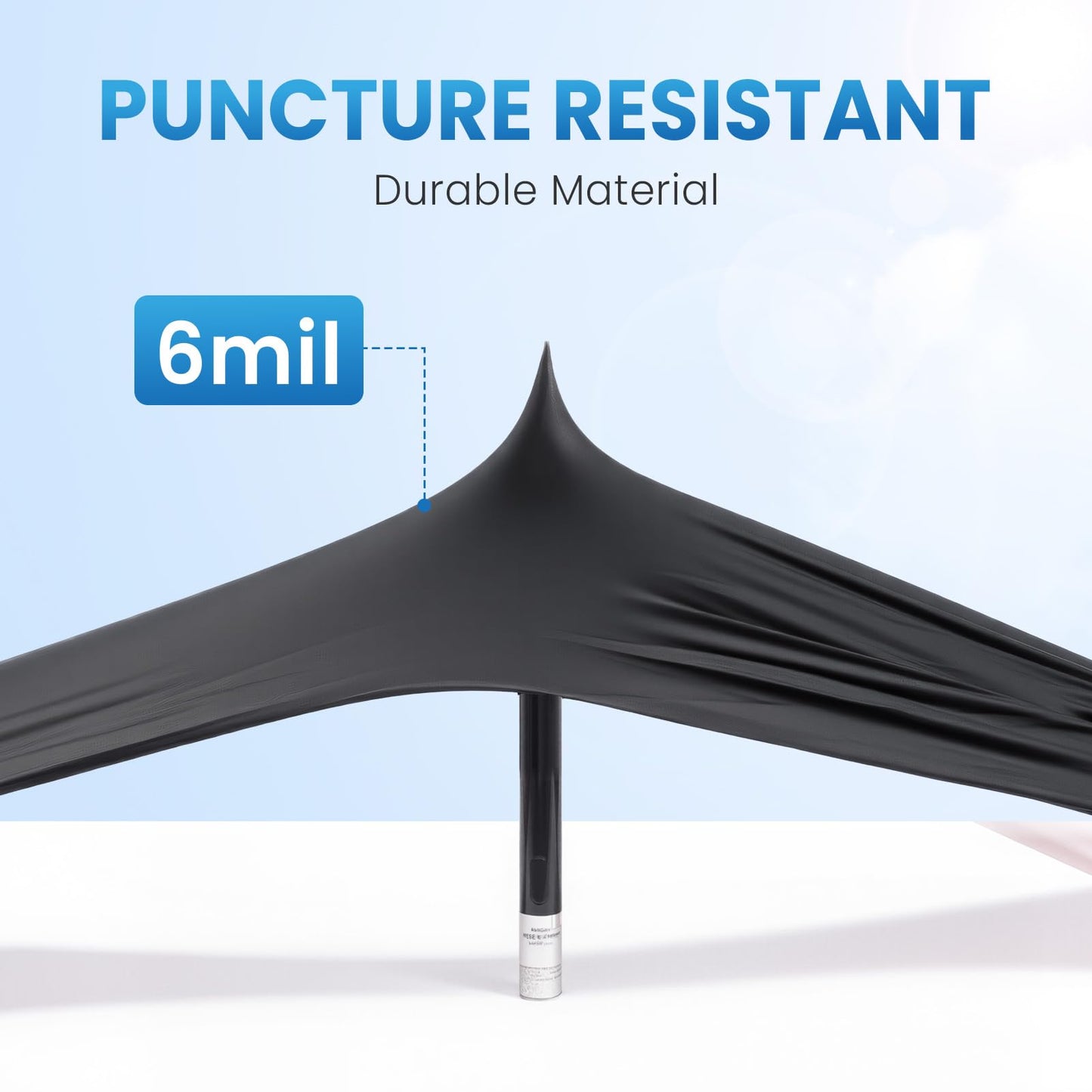 Borje Nitrile Gloves Medium, 6 Mil 100 Count Disposable Gloves, Black, Latex & Powder-Free, Medical Exam, Food Safe, Cooking, Mechanic, Cleaning