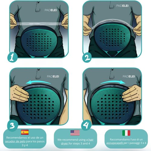 Padel Frame Protector - Padel Racket Protector Urban Graffiti Style - Padel Accesories - Padel Racket Protector - Made in Spain - Dimensions 450 x 51 mm