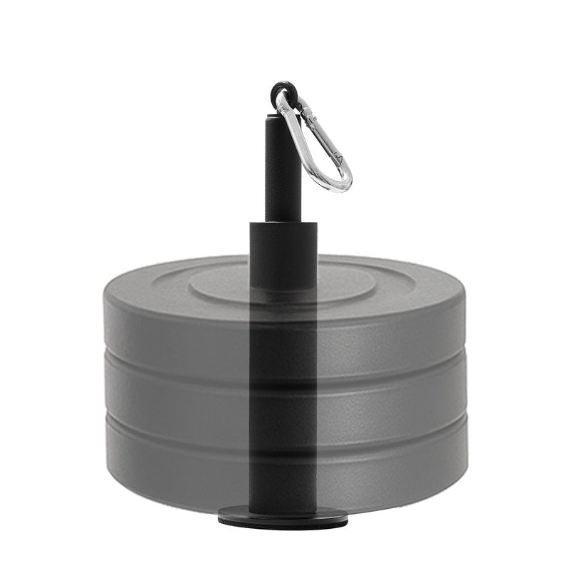 Tanverok Loading Pin for Cable Pulley System, 500LB Capacity Weight Stack Pin with Carabiner, Fits 1" & 2" Olympic Plates, Anti-Slip Base for Home Gym, Power Rack & LAT Pulldown Attachment