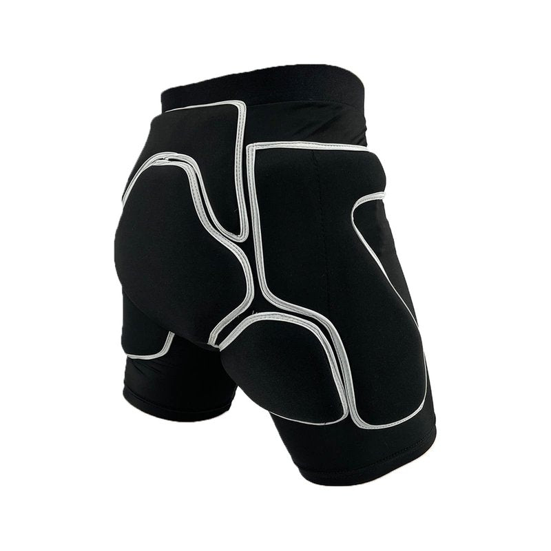 Topeter Impact Shorts, Hip Protective Gear Guard Underwear for Goalie, Rugby(L, Grey)