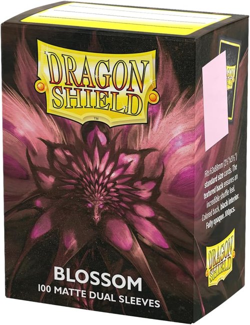 Dragon Shield Matte Dual Standard Size Card Sleeves - 100 CT | Smooth & Tough TCG Protection | Blossom