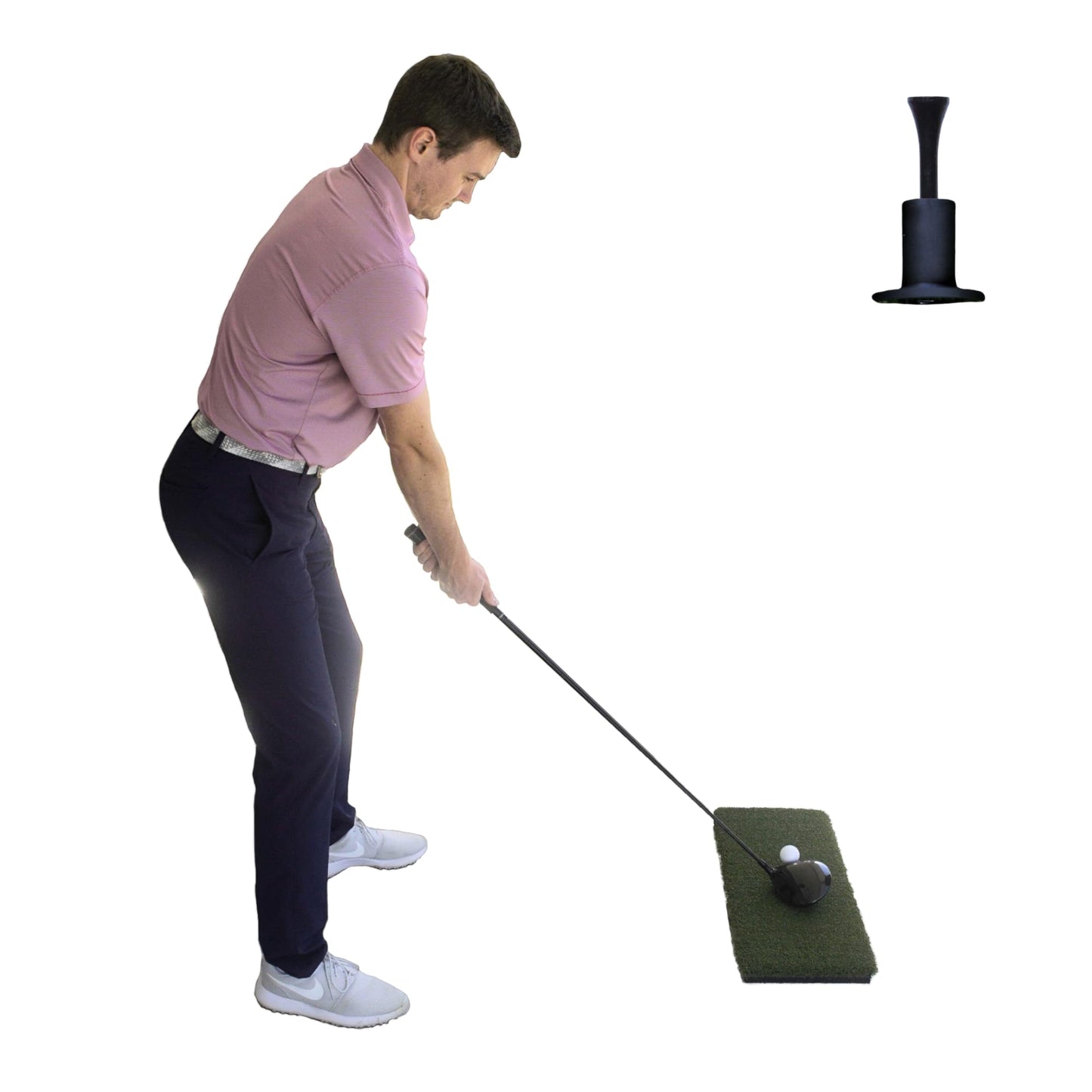 The Original Country Club Elite® by Real Feel Golf Mats® 10”X24” Hitting Strip | Heavy Duty Commercial Practice Mat | Accepts A Real Tee | Swing Down and Through | Indoor/Outdoor