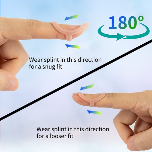 GHORTHOUD 14 Pcs Finger Splints - Finger Splint Sizing Kit for Arthritis, Mallet Finger - Thumb Splint, Trigger Finger Splint For Thumb, Middle, Pinky or Ring Finger (A Complete Kit (Sizes 2~15))