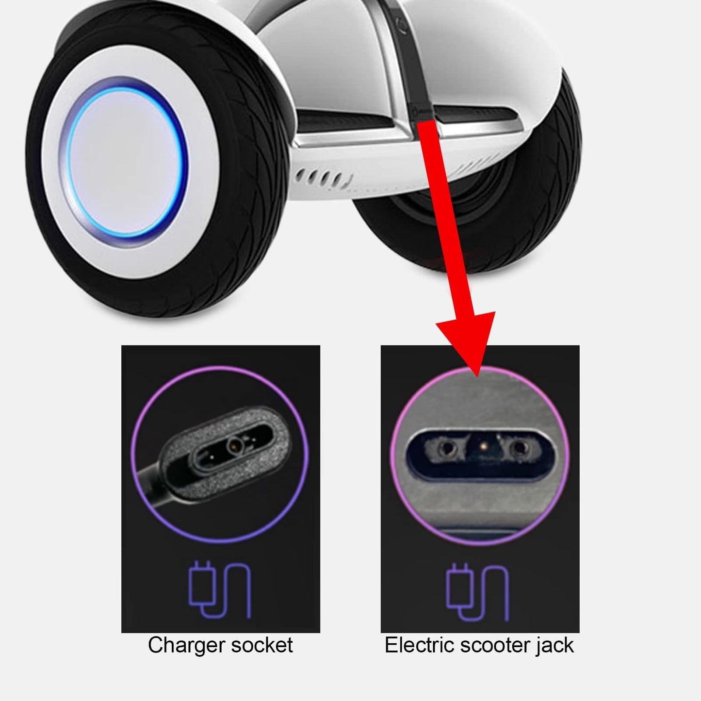 70W 58.8 Volt Charger for Segway Ninebot S-Plus & Segway Ninebot Super Scooter GT1 & GT2 Electric Super Scooter