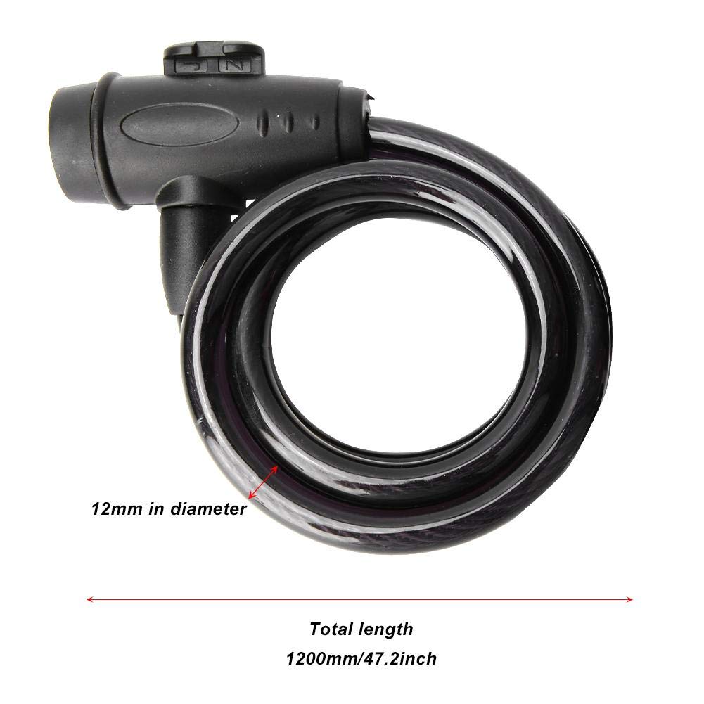 VGEBY1 Bike Safety Lock,Universal Bike Security Locks Bicycle Ring Lock
