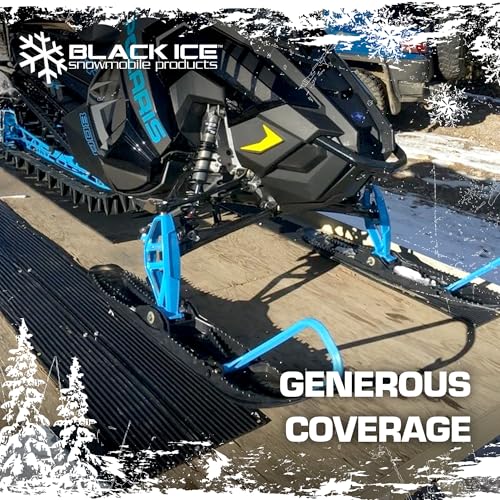 Heavy-Duty Snowmobile Trailer Ski Guides - 8 Pack, 7'10" Length