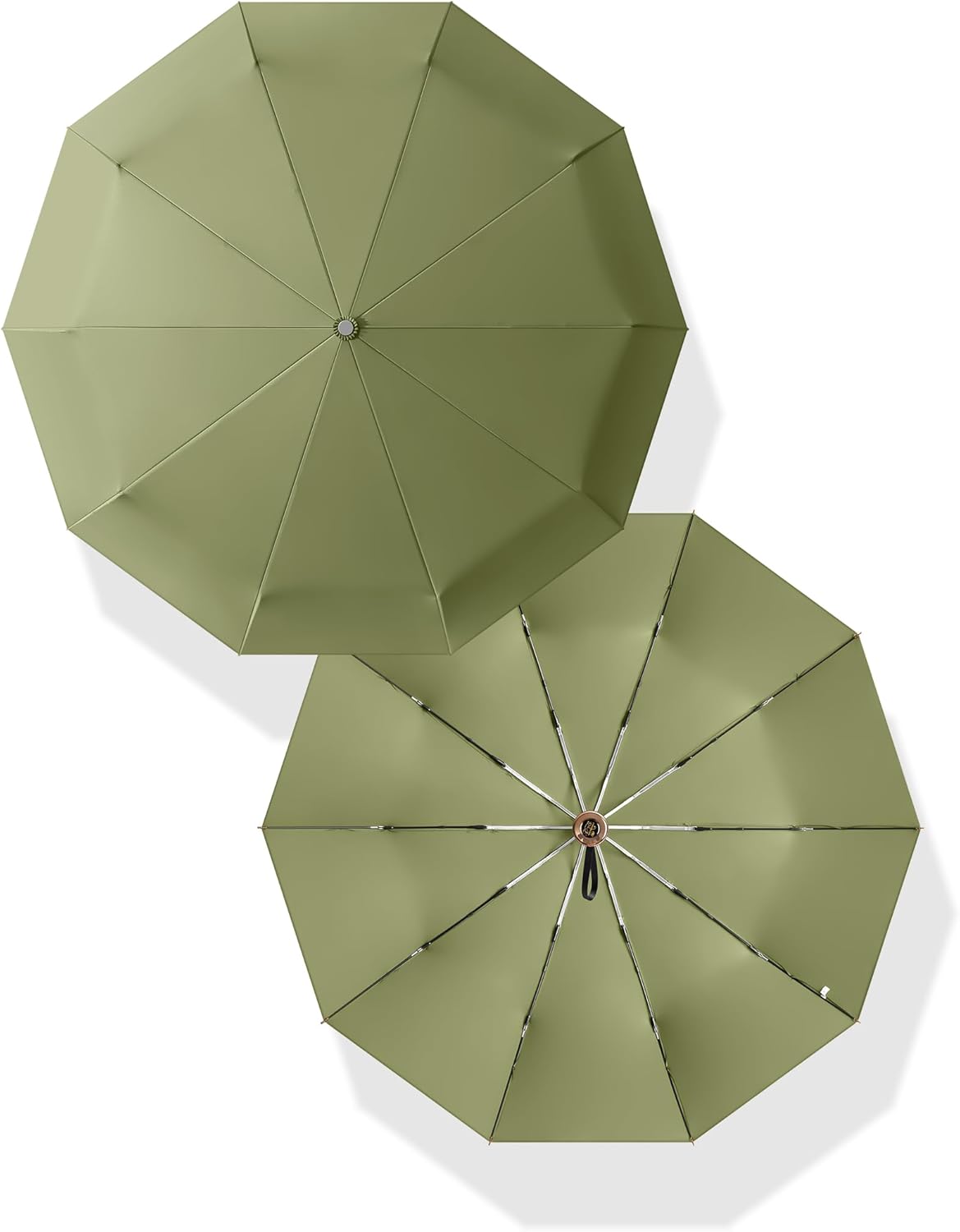 Rain Cats Large 45-Inch Windproof Umbrella - Compact, Automatic Folding Design with Strong Fiberglass Ribs