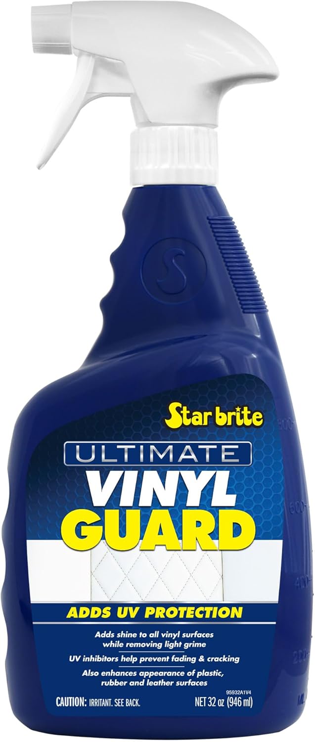 Star Brite Ultimate Vinyl Guard - Spray-On Protection & Shine - Prevents Fading & Cracking - 32 Oz