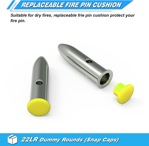 Artemis Snap Caps - Reusable Training Dummy Rounds for Dry Fire Practice | Realistic Weight & Multiple Styles