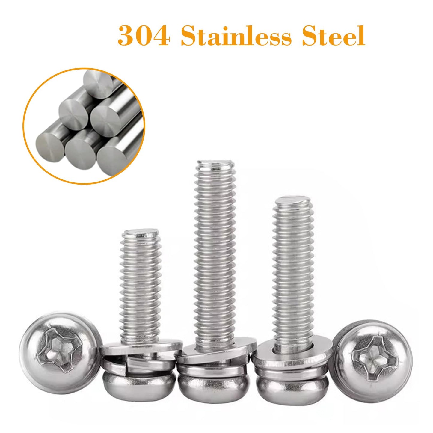 Nuts and Bolts Assortment Kit, 528Pcs M2 M2.5 M3 M4 M5 Small Metric Machine Screws, Stainless Steel Multipurpose Hardware Set for DIY Projects, Repairs, Electronics