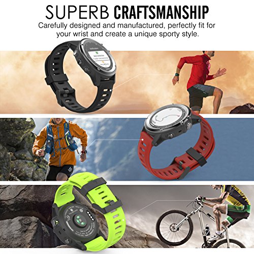 26mm Silicone Watch Band for Garmin Fenix 3/5X - Orange