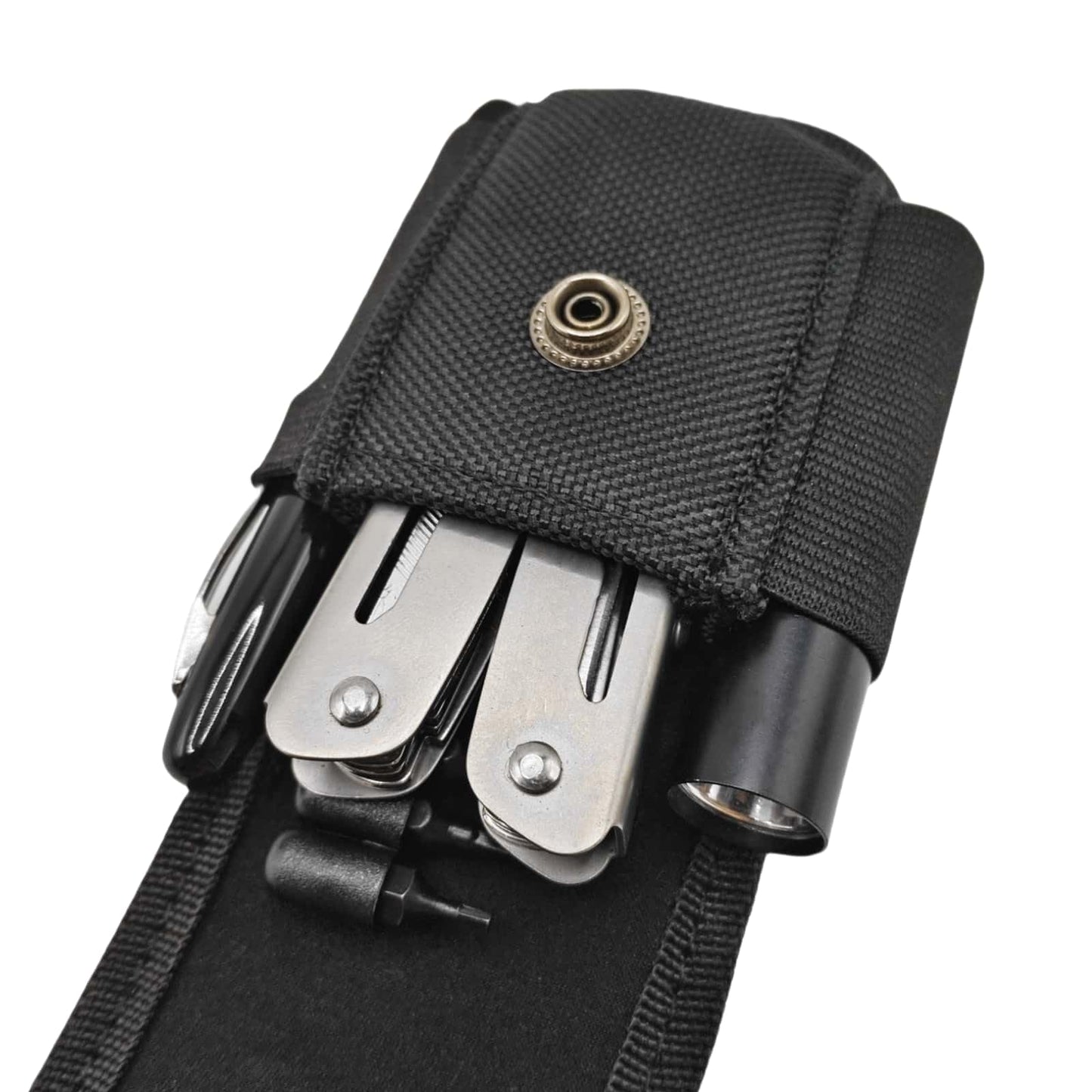 Multitool Snap Sheath Fits Up to 4'' Multitools,Tool Sheath for Leatherman,Gerber,Tool Holster for Belt Horizontally and Vertically Carry(Small Size)