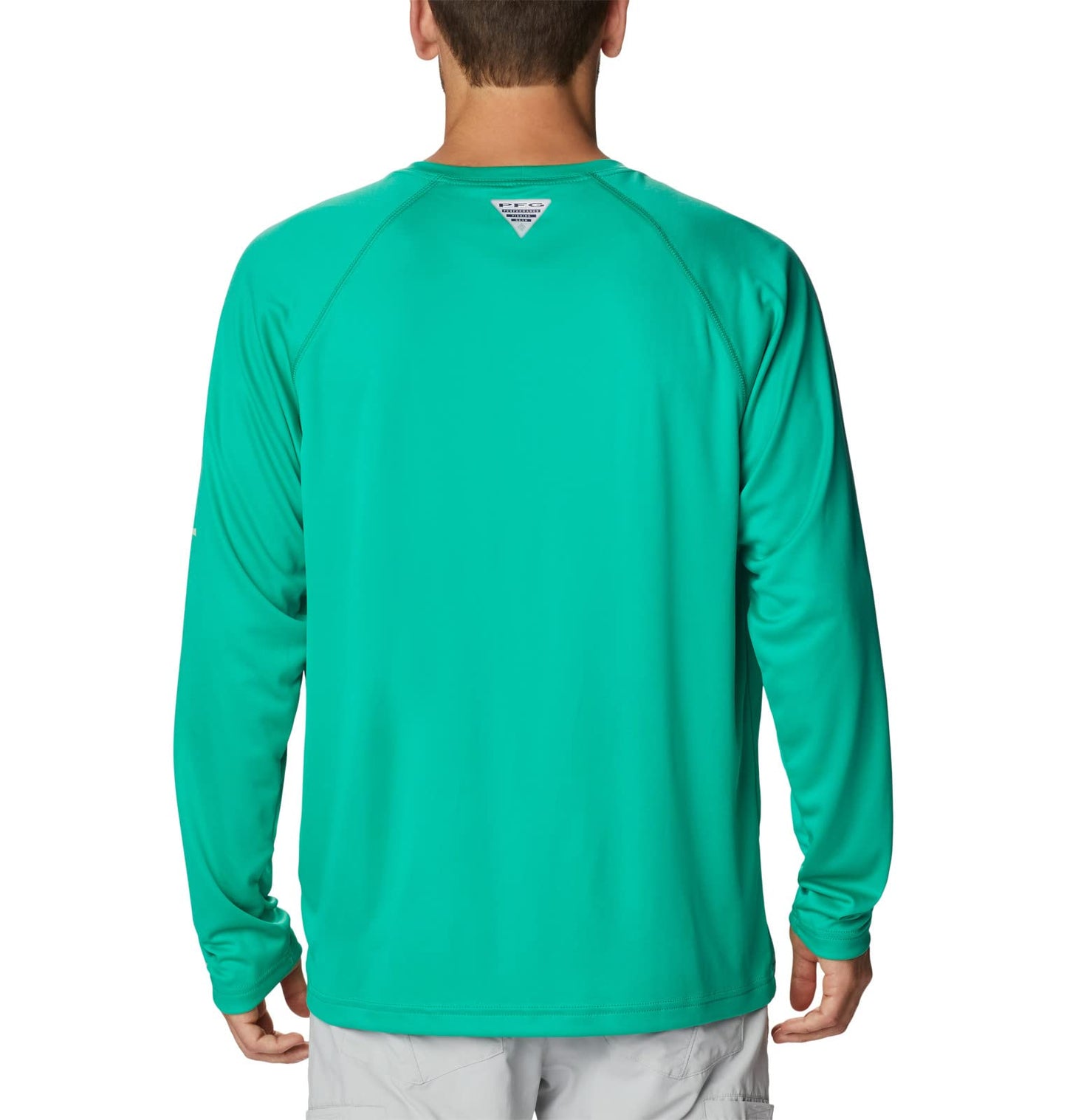 Columbia Men's Terminal Tackle Long Sleeve Shirt, Circuit/Key West Logo, 1X Big