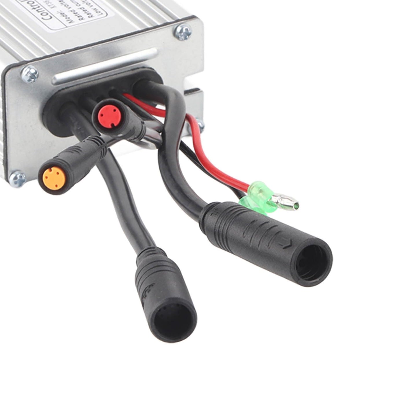 Brushless Motor Controller, Durable Aluminium Alloy Build, E-Bike Controller with Light Cable for 36V 48V 500W 750W Electric Bikes Scooters