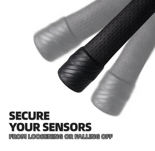 ARYZE 14 Pack Golf Sensor Covers – Includes CT1 Adapters – Compatible with Garmin Approach CT1 Sensors – Secure Fit, Durable Protection (Black, Standard)
