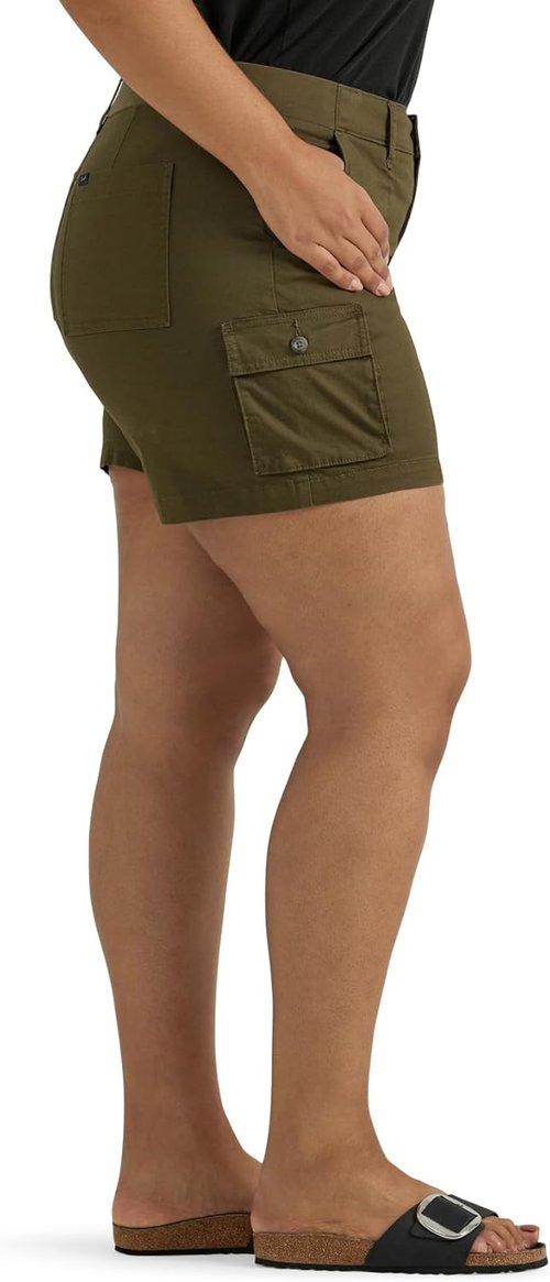 Lee Women's Cargo Shorts - Ultra Lux Comfort with Flex-To-Go Design | Perfect for Summer Adventures