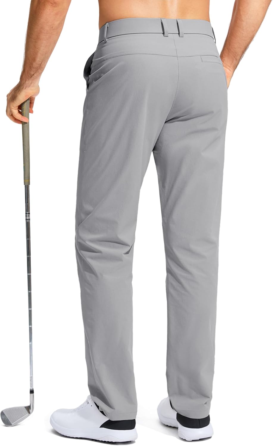 Pudolla Men's Golf Pants - Lightweight Quick-Dry Stretch Trousers | Comfy Casual Slacks with Pockets (30"/32"/34")
