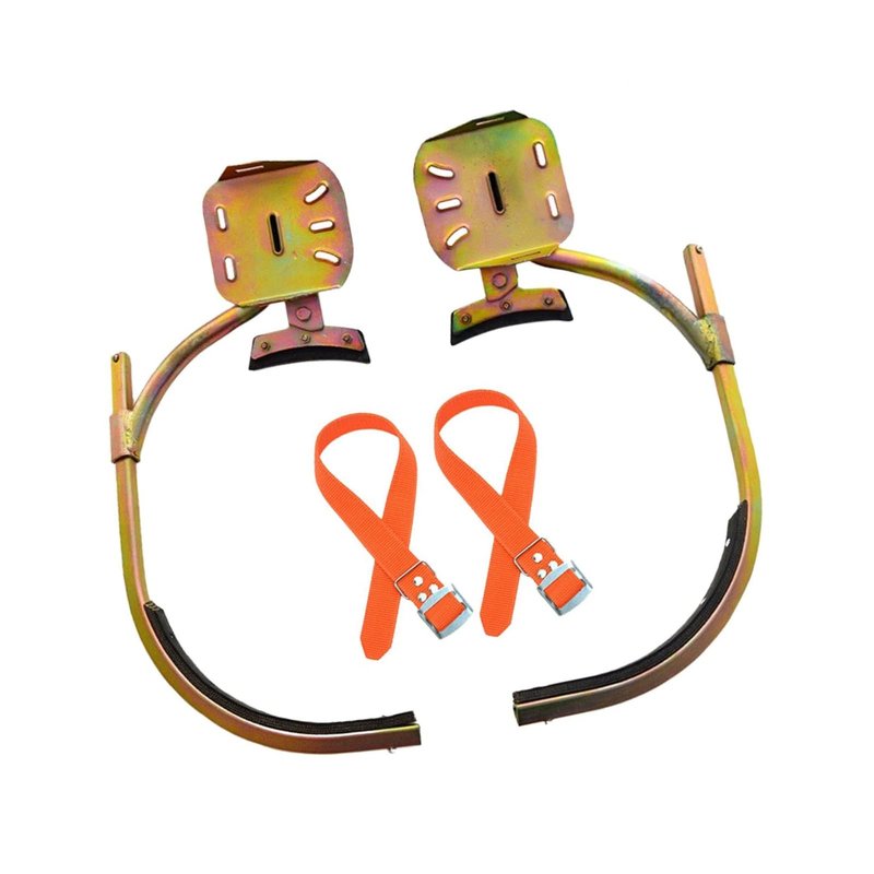 Naroote Tree Climbing Spikes, High Strength and Anti Slip Concrete Pole Climbing Shoes Tree Climbing Gear with Adjustable Shoe Strap for Tree Work and Electrical Systems
