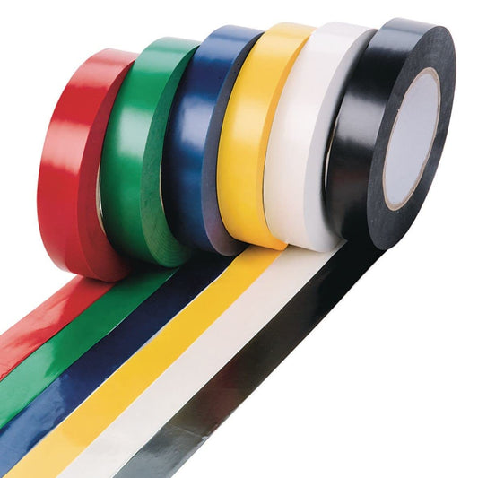 S&S Worldwide Black, 1 Wide Vinyl Floor Tape. 60 Yards of Tape Come in Two, 30 Yard Rolls. Adheres to and Removes from Most Floors Without Leaving Any Residue.