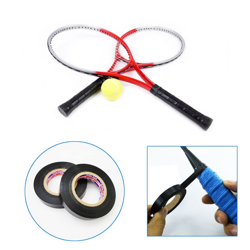 Auto-plaza 50 Yards Tennis Badminton Racquet Vinyl Extra Raquet Finishing Grip Tape Sticky Seal Finish