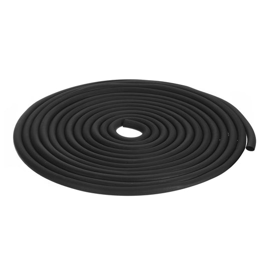 uxcell Foam Rubber Weather Seal Strip, 6.35mm(1/4") Diameter 7.5 Meters (24.61Ft) Long Round EPDM Rubber for DIY Gasket, Warehouse, Pads, Foam Tubing, Crafts