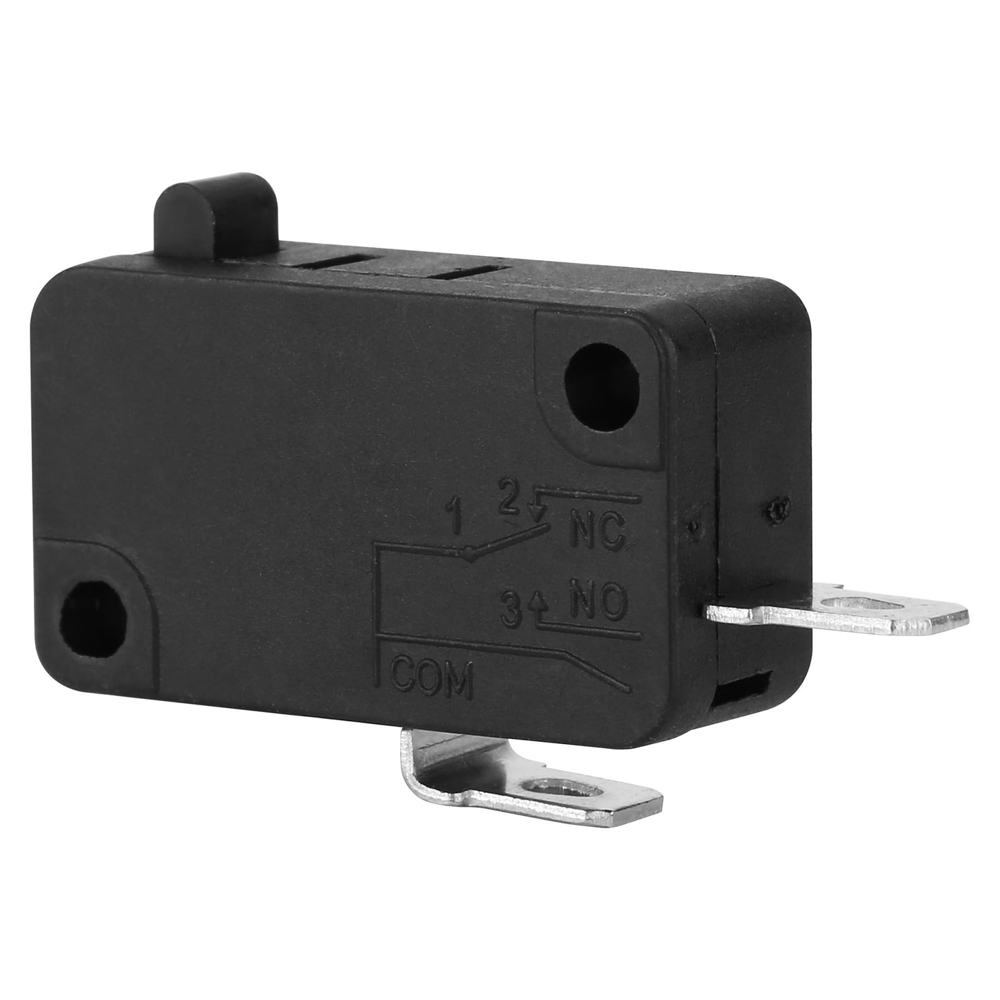 4-Pack KW7-0 Micro Switch, Replacement for Air Fryer XL, Power XL, Vortex, Microswitches for Microwave Oven & Induction Cooker - Normally Open, 16A 125V/250V, 2Pins 1NO 1NC