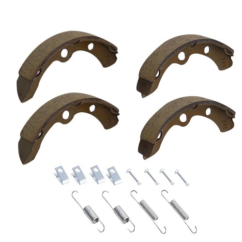 HOGUCAL Golf Cart Brake Shoes Spring Kit for Club Car 1995-Up DS and Precedent Reliable Brake Shoes Kit for 1995-Up Club Car DS and Precedent 2018-Up Tempo OEM# Parts 1018232-01,1018163-01