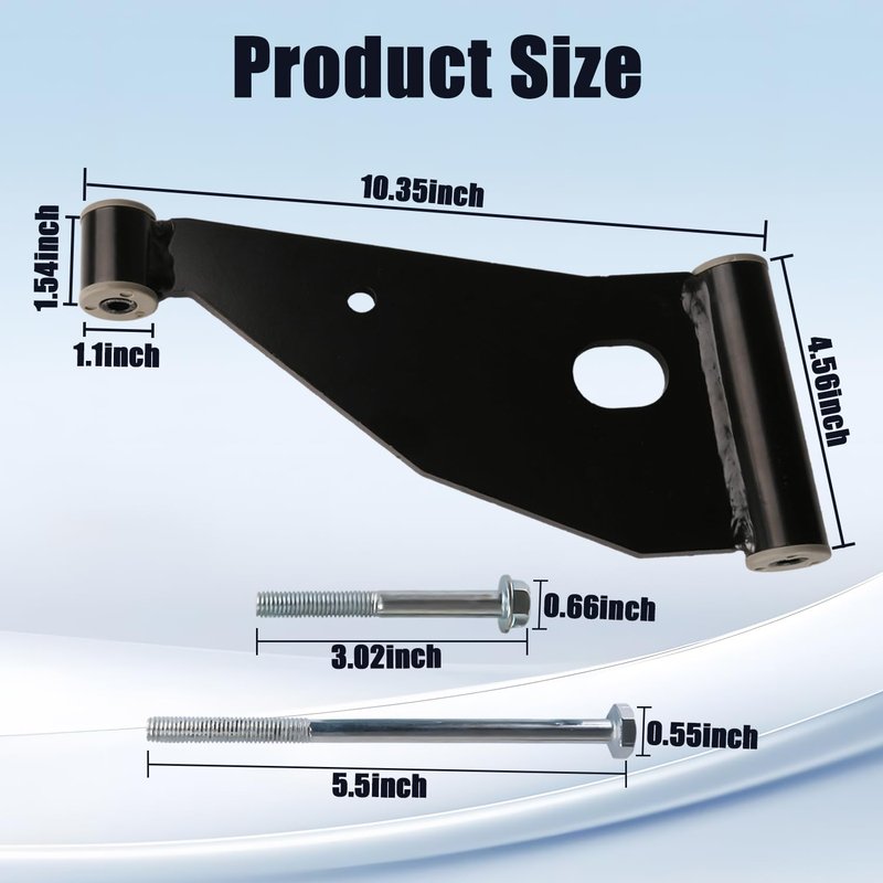 Panglong Golf Carts Control Arm Delta A-Plate Kit, Suitable for Club Car 2004-up Precedent and 2018-up Tempo Gas or Electric Golf Carts, OEM# 102287301, 103388501