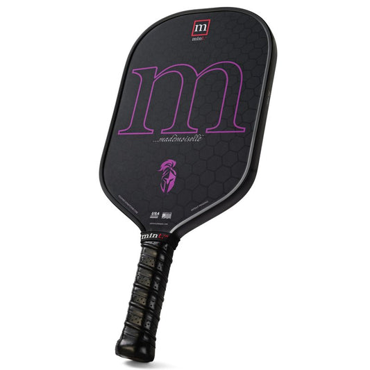 Mint Sport Mademoiselle Pickleball Paddle – T700 Carbon Fiber Pickleball Paddle with 16mm Polypropylene Core, Textured Spin Surface, TPE Edge Guard, USAPA Approved for Competitive Play