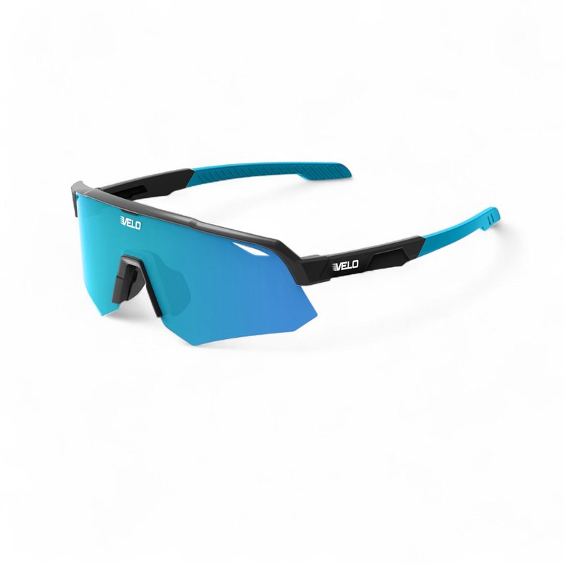 VELO Shades – Cutter – Baseball/Softball Sunglasses – By Jax of The Bullpen Training (Gen1, Black Ice, Lrg Adlt)