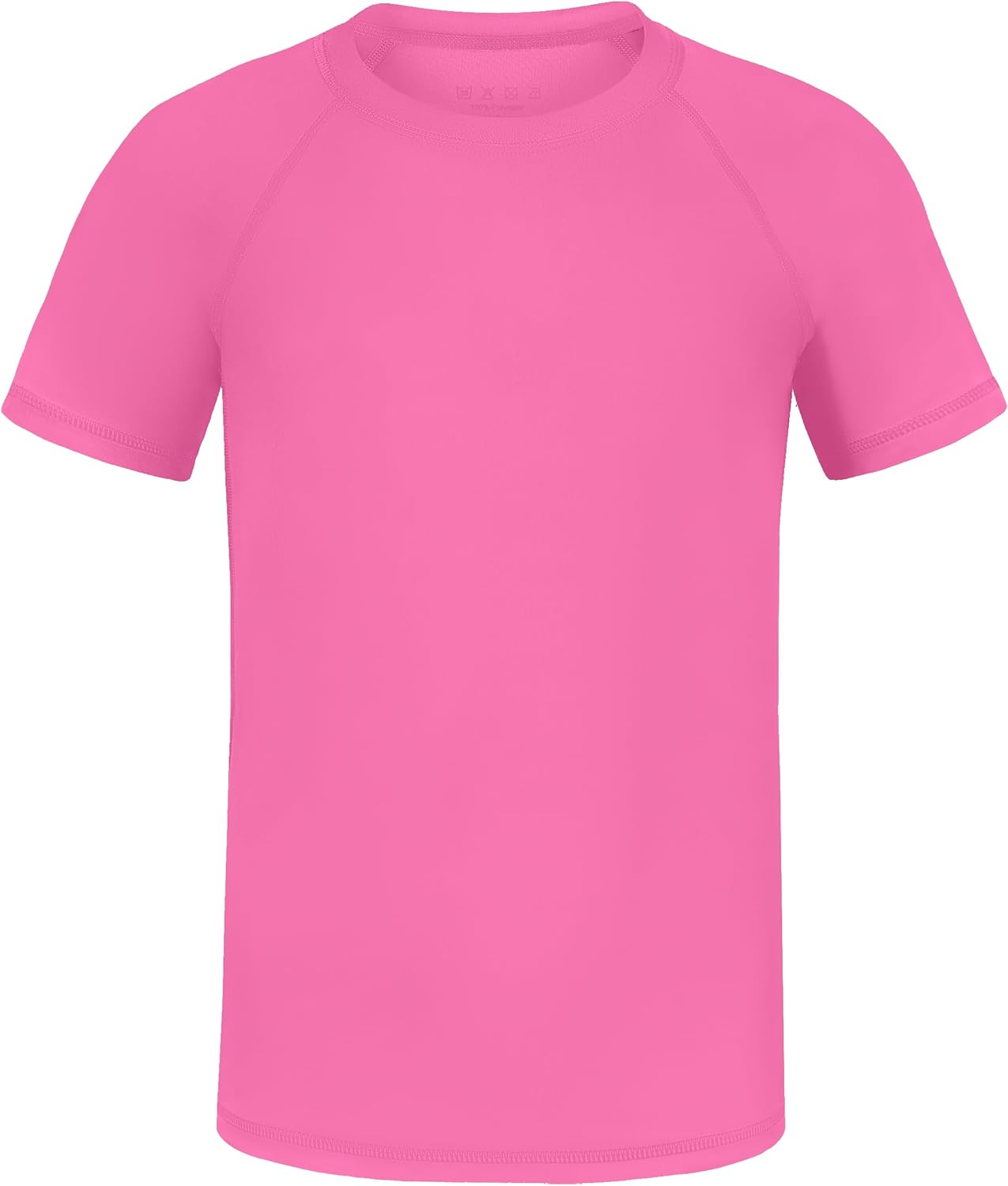 Skiennix Boys' Rash Guard Swim Shirt - UPF 50+ Sun Protection | Short Sleeve for Kids & Youth