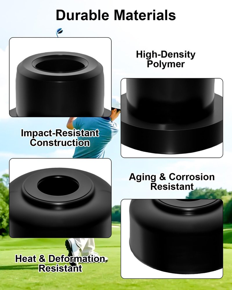 WQZLNX Golf Cart Lift A-Arm Bushing Kit Fit for GTW Front Lift and MadJax MJFX A-Arm Lift, Golf Cart Lift Bushings Kit, Black