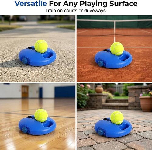 HISKI Tennis Trainer Equipment Set - Rebound Ball with String for Backyard Practice | Ideal for Skill Development