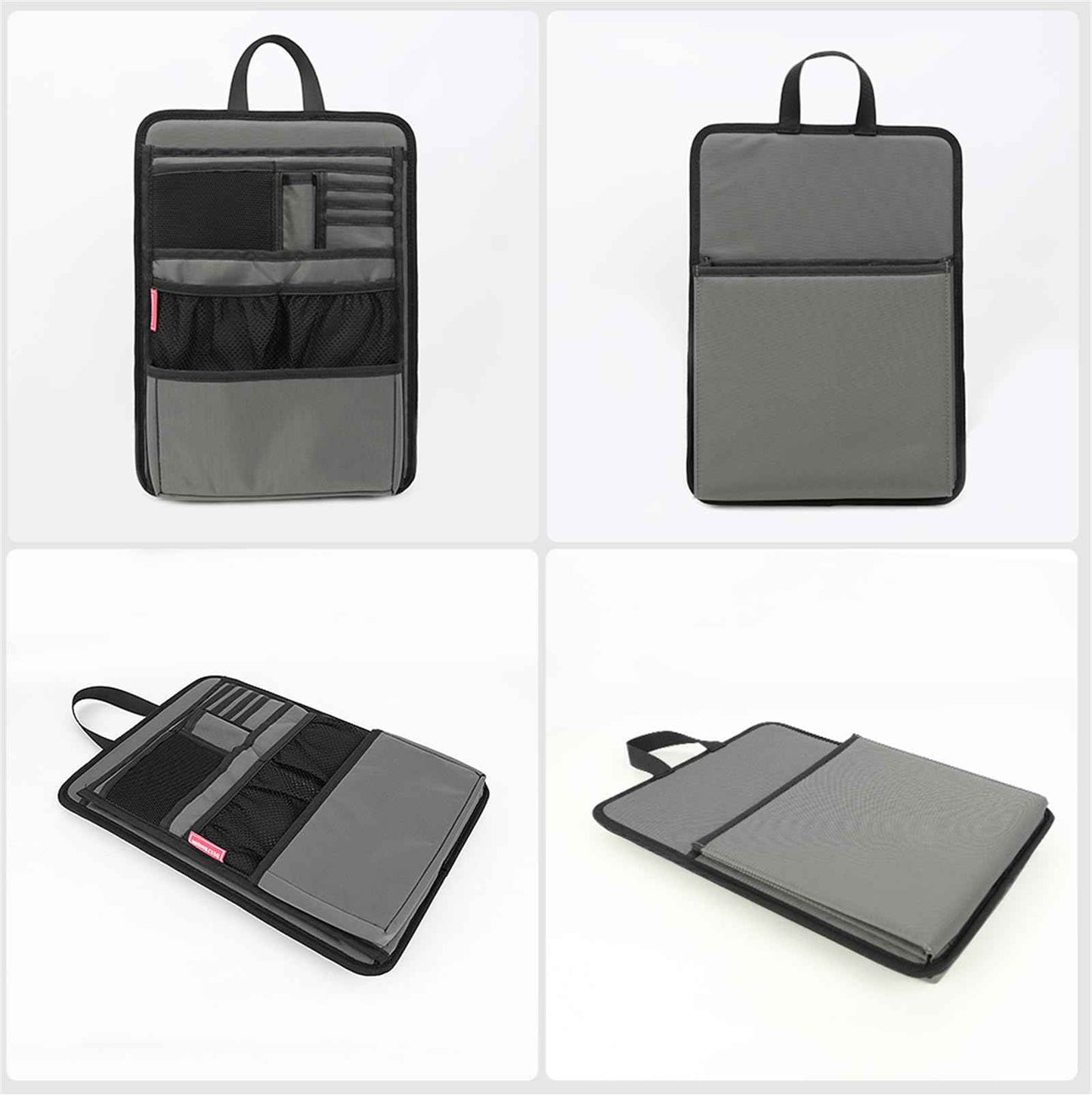 DELTAMANN Slim Rugged Backpack Organizer Insert for Business Casual Men Women -13 Pockets,Padded Nylon,Max 14'' laptop - Navy