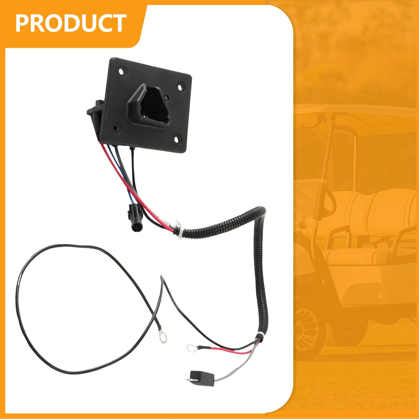 Autoparts 48V Golf Cart Receptacle 602529 Replacement for EZGO RXV TXT