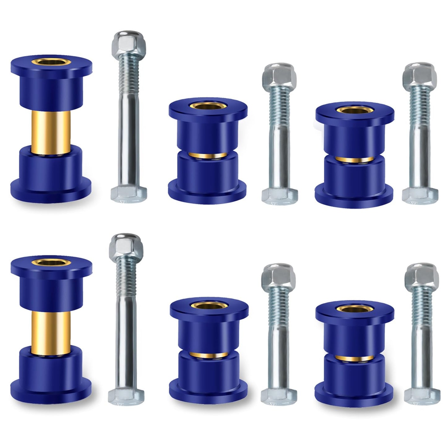 DRIVE UP Club Car DS Bushings and Sleeve Kit, Polyurethane Bushings Kit Fits for Front Upper A Arm Suspension DS 1992-up Models, Replaces OEM 1016346