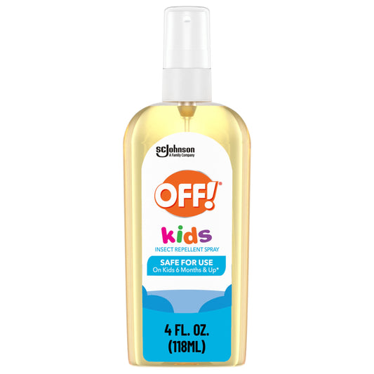 OFF! Kids Mosquito & Tick Repellent Spray, Botanically Inspired, Safe for Use On Kids, 4 oz