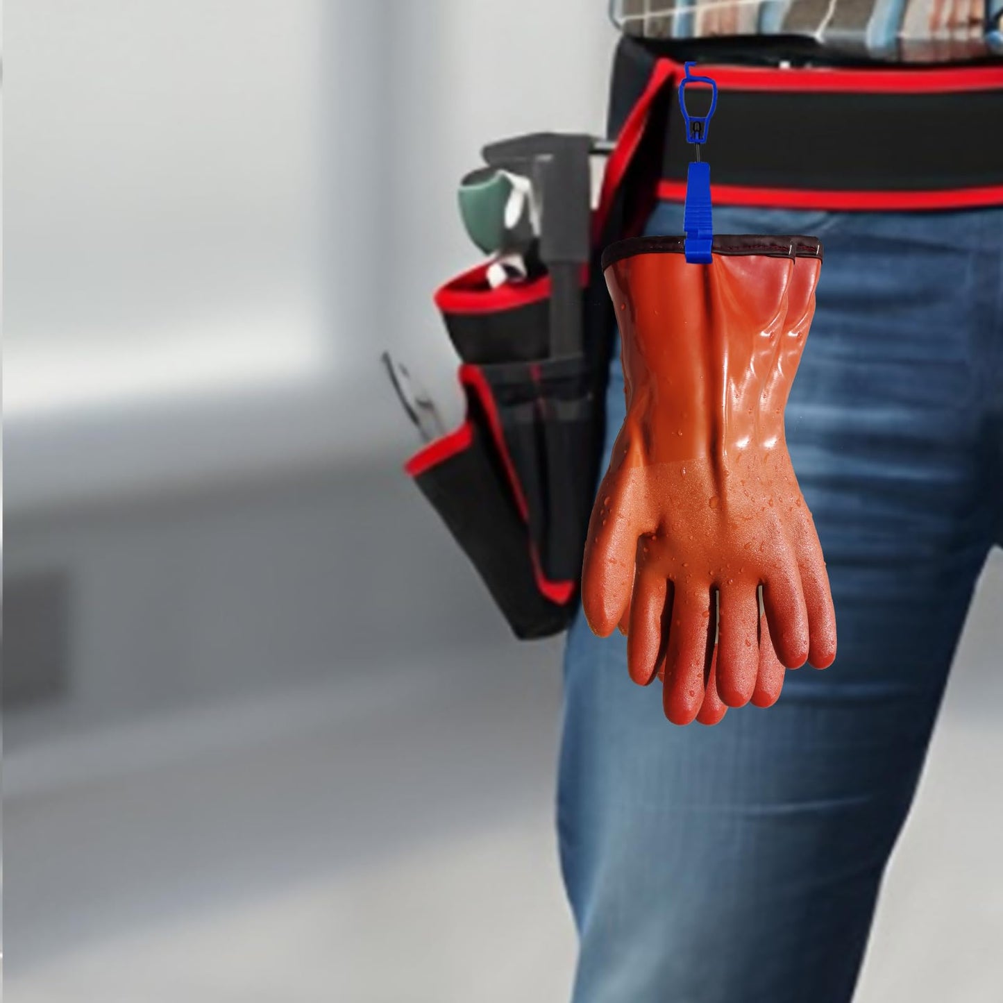 LIICHAAO 1-4Pairs Insulated&Waterproof,Chemical & Oil Resistant, Freezer Work,Warm Gloves,Non-Slip,Ultra Flexible(1 PAIR) (Large (Pack of 1))