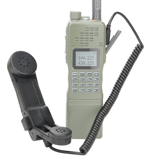 Baofeng Military Grade Radio 2Pin K-Type Microphone Military Handheld Speaker Mic for BaoFeng AR-152 UV-5R UV-S9 Plus UV-82 UV-6R DM-5R Plus Kenwood Wouxun Qansheng Puxing HYT Two Way Radios