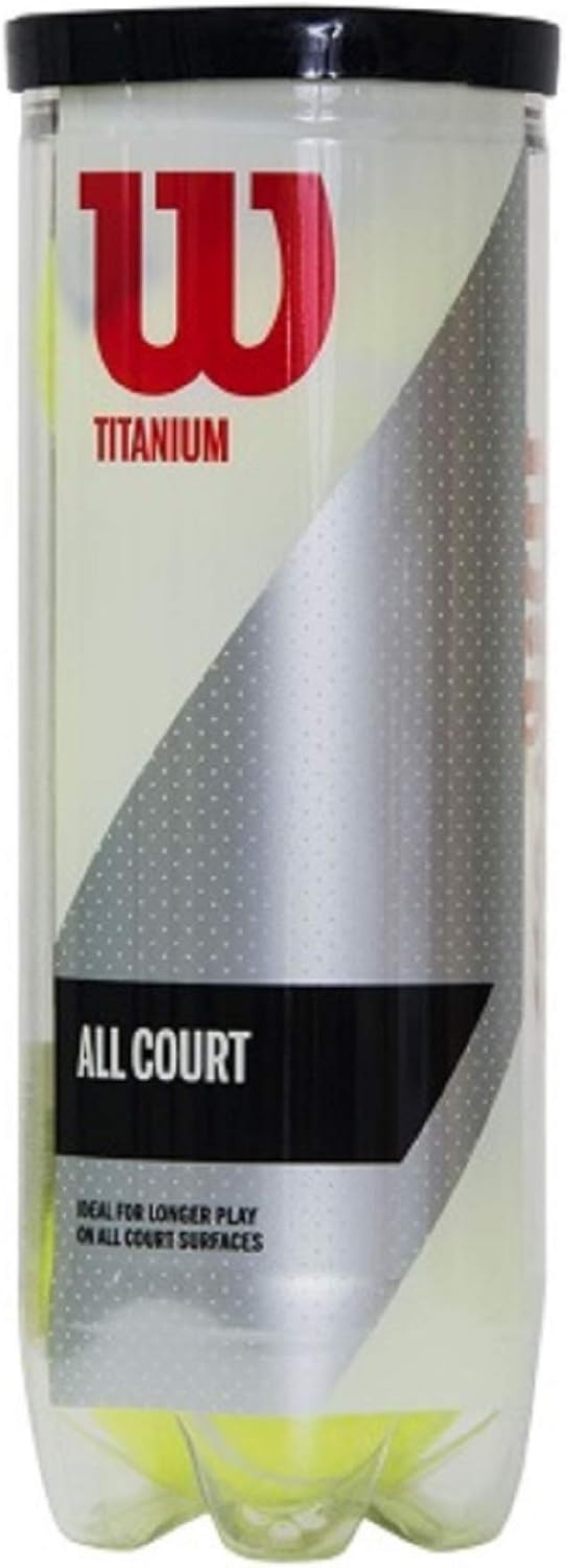 Wilson Tennis Balls - Titanium All Court Surfaces | Durable & High Performance